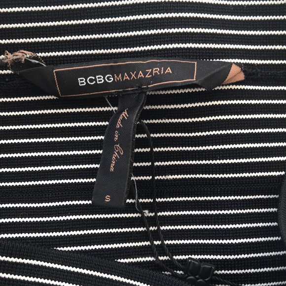 Striped BCBGMAXAZRIA Bandage Skirt - Picture 3 of 3